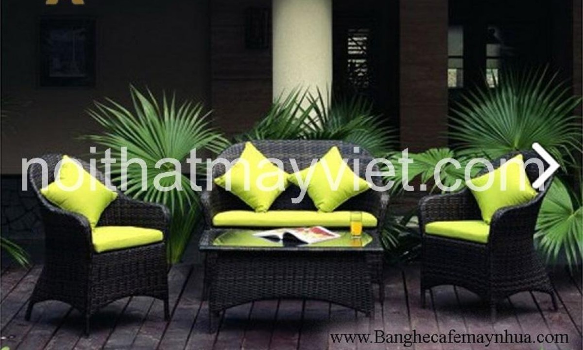 Bàn Ghế Sofa Mây Tre BGSF006